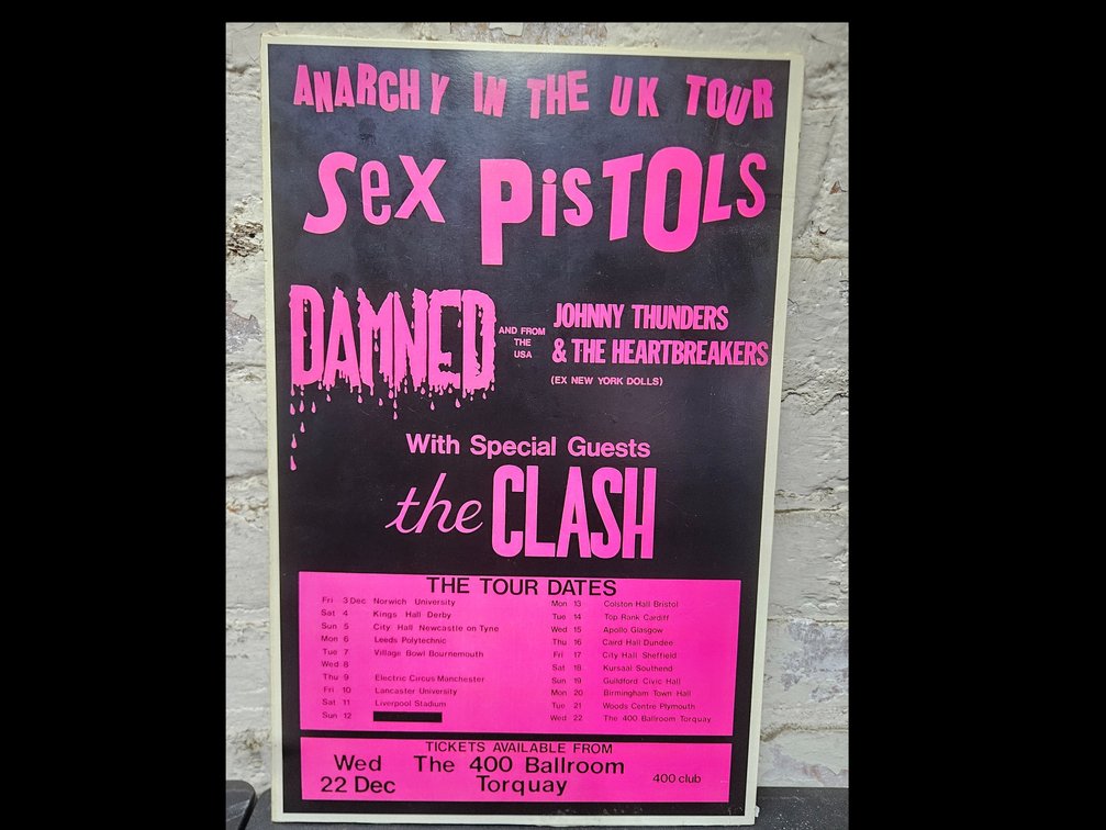 Sex Pistols and The Clash Tour Poster