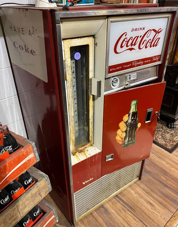 Vintage Vendo Coca-Cola Drink Machine