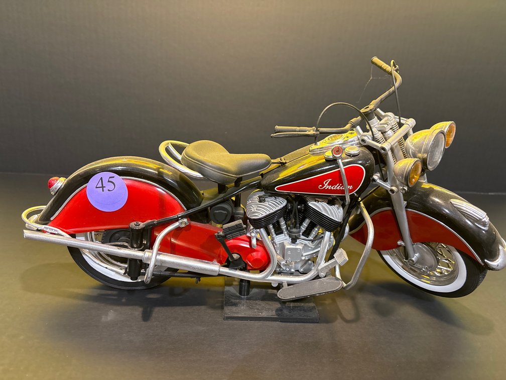 Model motorcycle; 18” long, 9” tall