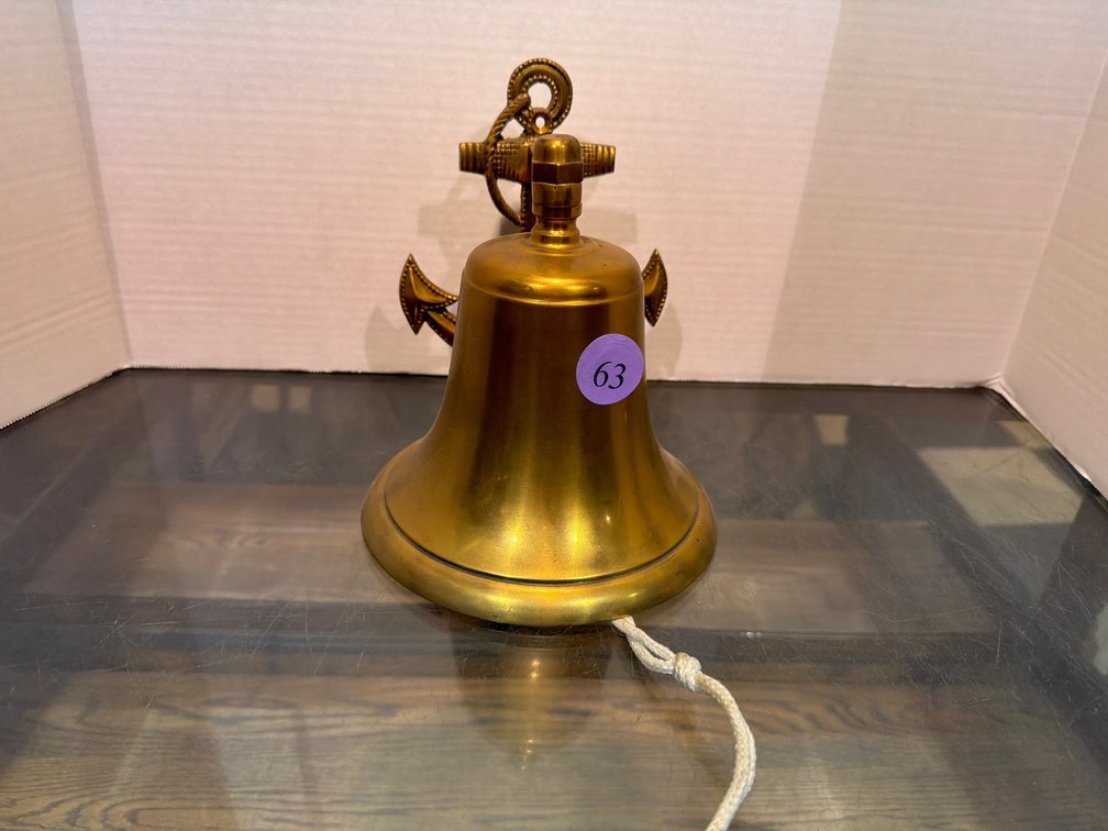Brass Wall Anchor Bell 8”x7.5”