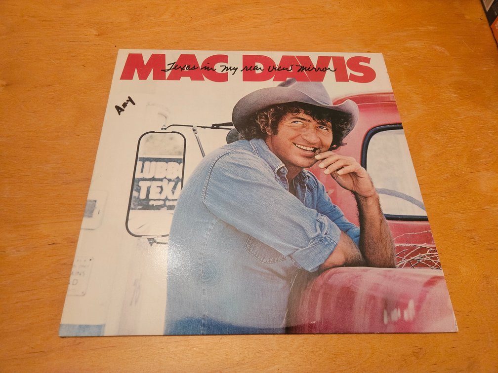 Mac Davis  -  Texas in My Rearview Mirror  - LP