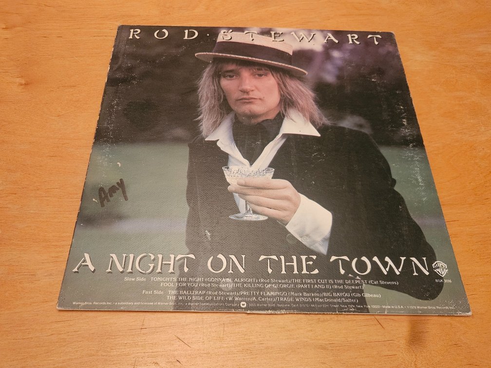 Rod Stewart  -  A Night On The Town - LP
