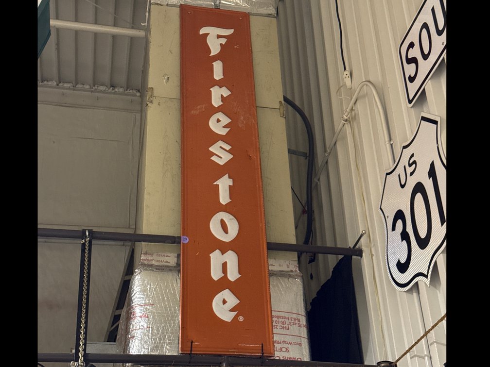 Firestone advertising sign