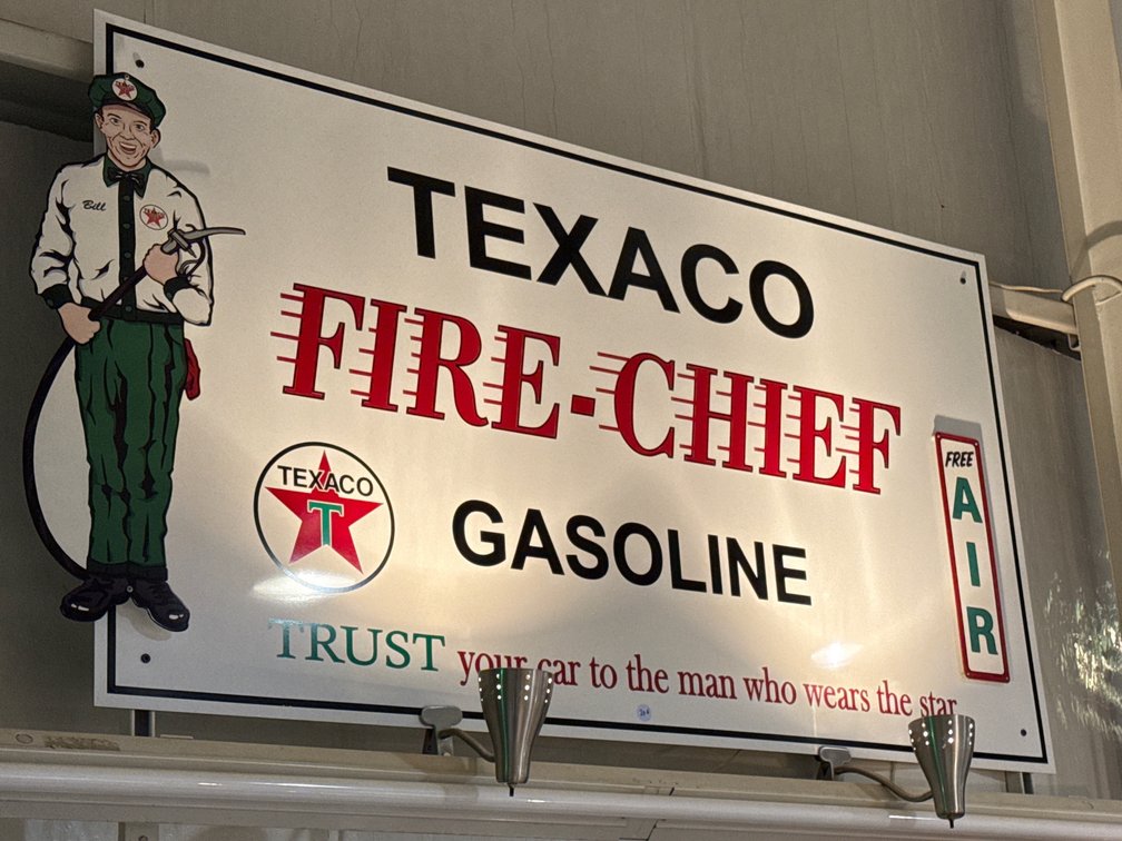 Large Texaco Metal Sign 78”w x 44”t