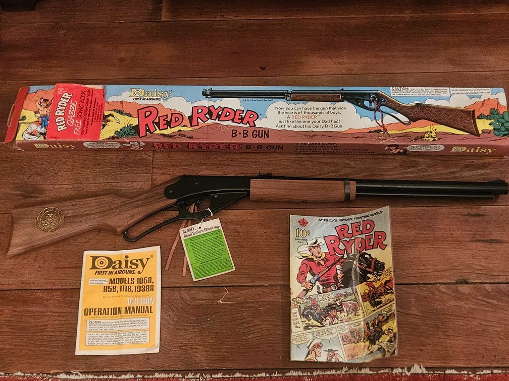New in box 1980's vintage Daisy Red Rider BB Gun