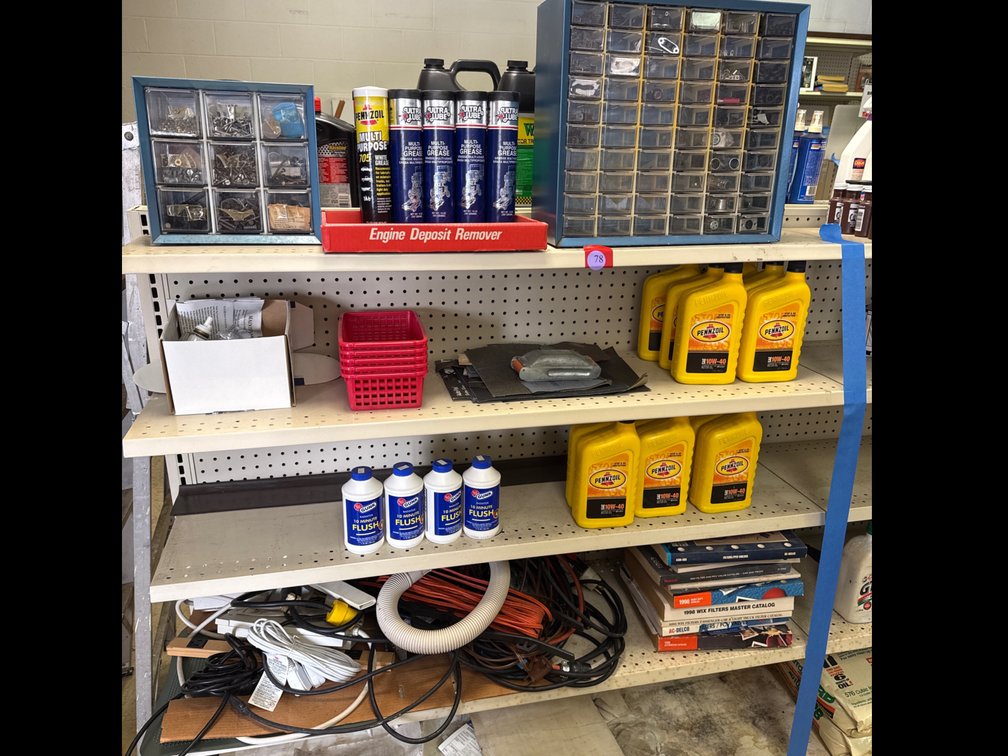Extension Cords, Oil and Drawer Organizers