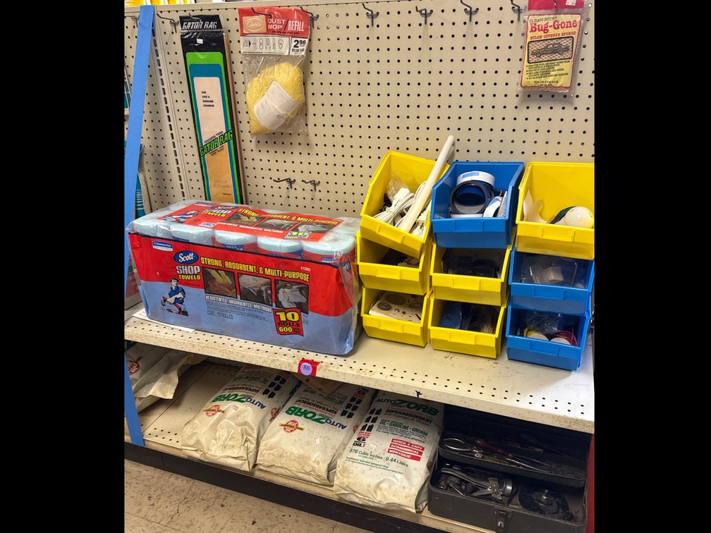 Shop Towels, AutoZorb and more