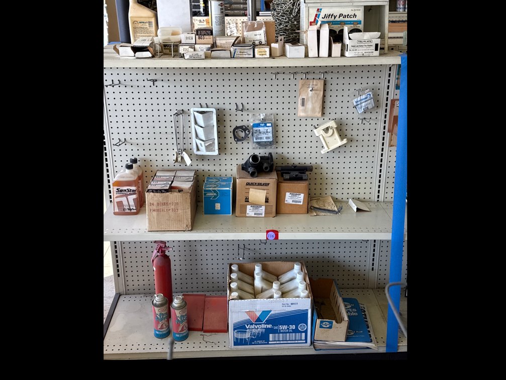 Assorted Automotive, Boat Parts and Motor Oil