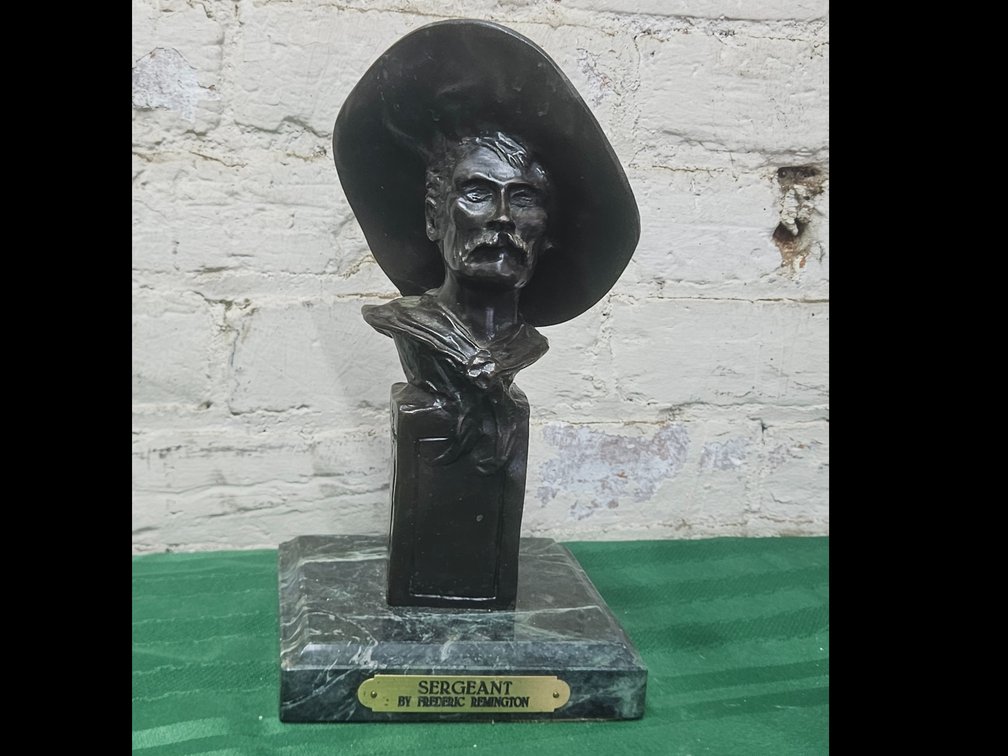 Frederic Remington style Bronze "Sergeant"