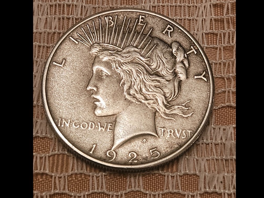 1925 U.S. Peace Silver Dollar 90% Silver