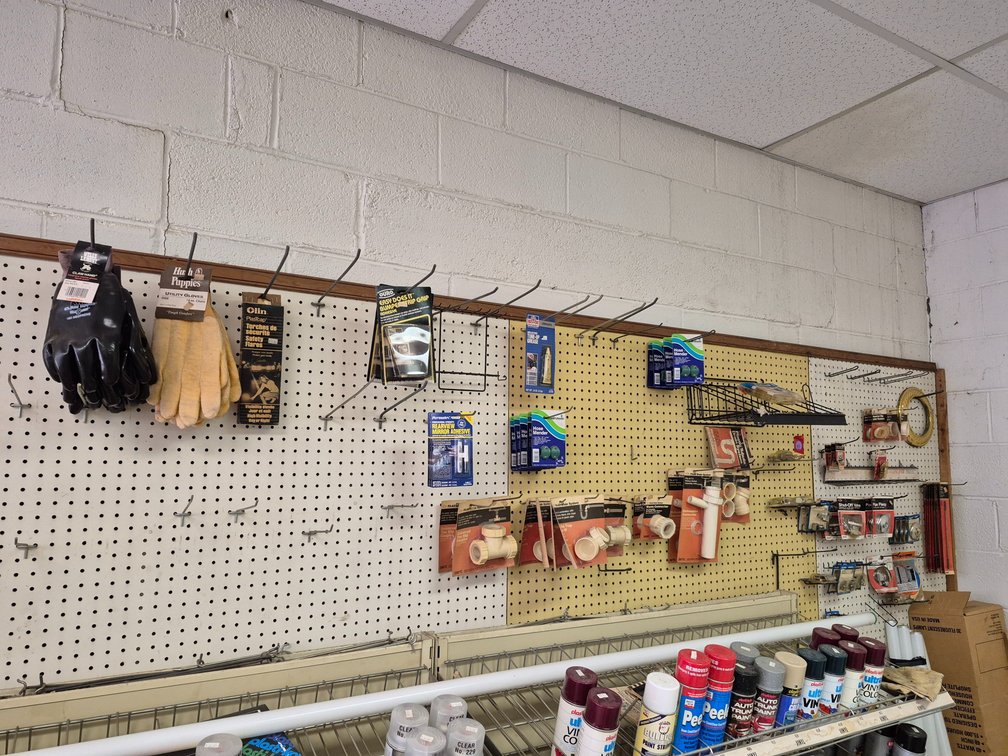 Items on wall