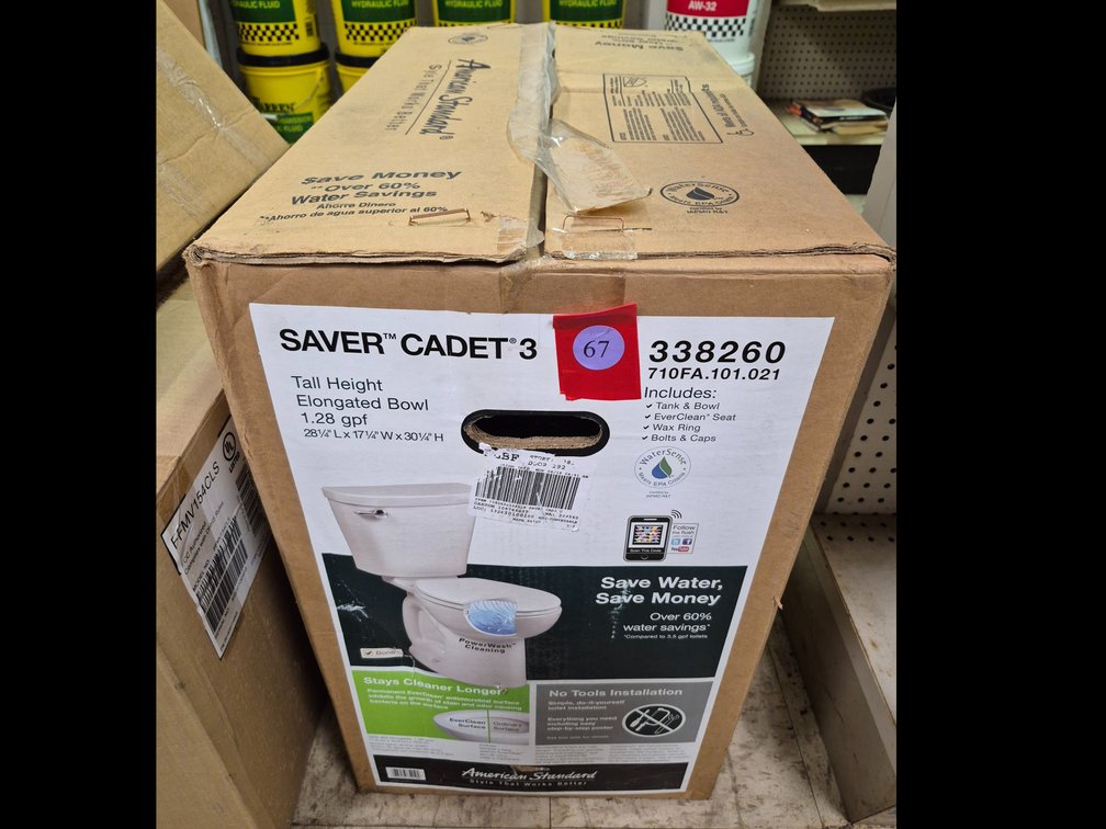NIB American Standard Cadet 3 toilet