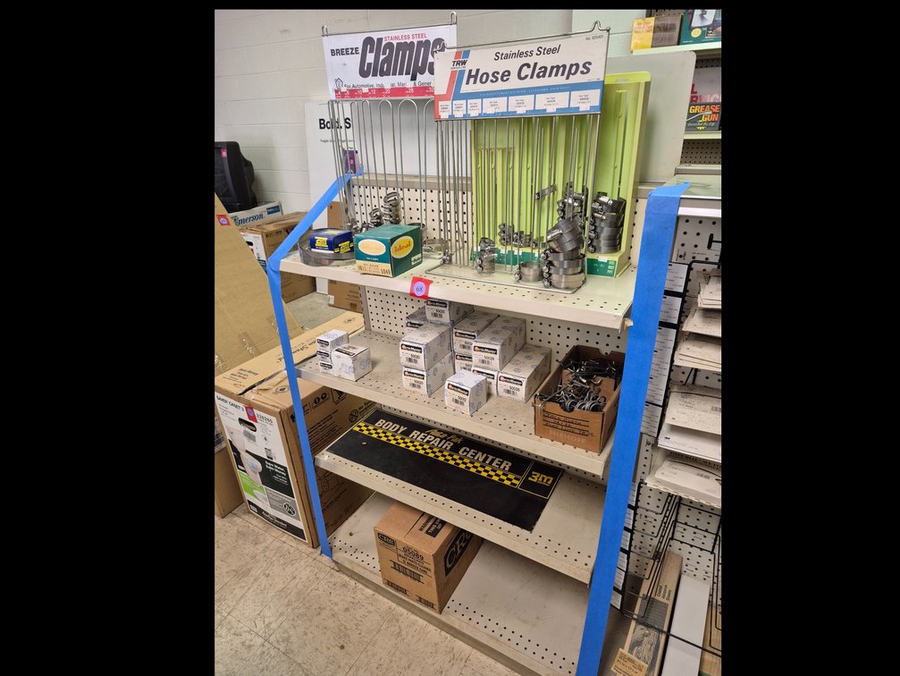 Items on shelves
