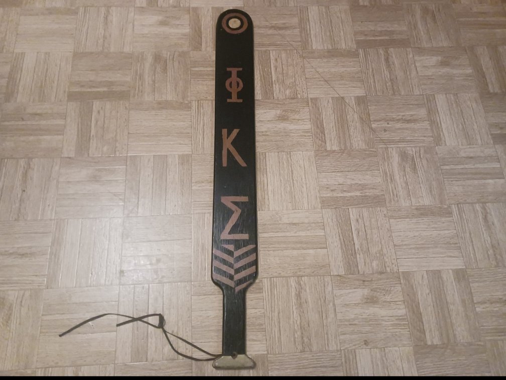 Vintage Fraternity Wooden Paddle Phi Kappa Sigma (ΦΚΣ)