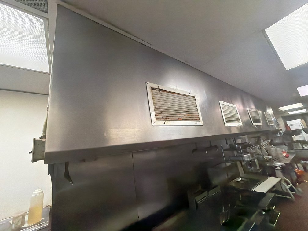 Grill Hood 30” x 48” x 15 ft long