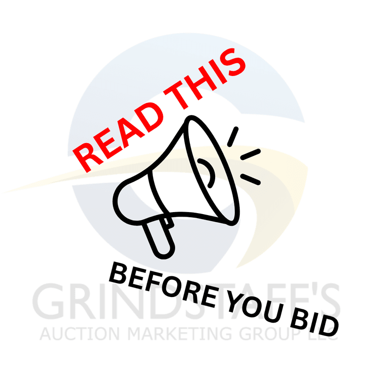Auction Announcements - Read Only. Do Not Bid.