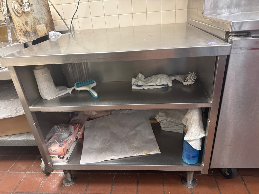 Stainless Worktable with 2 Shelves
