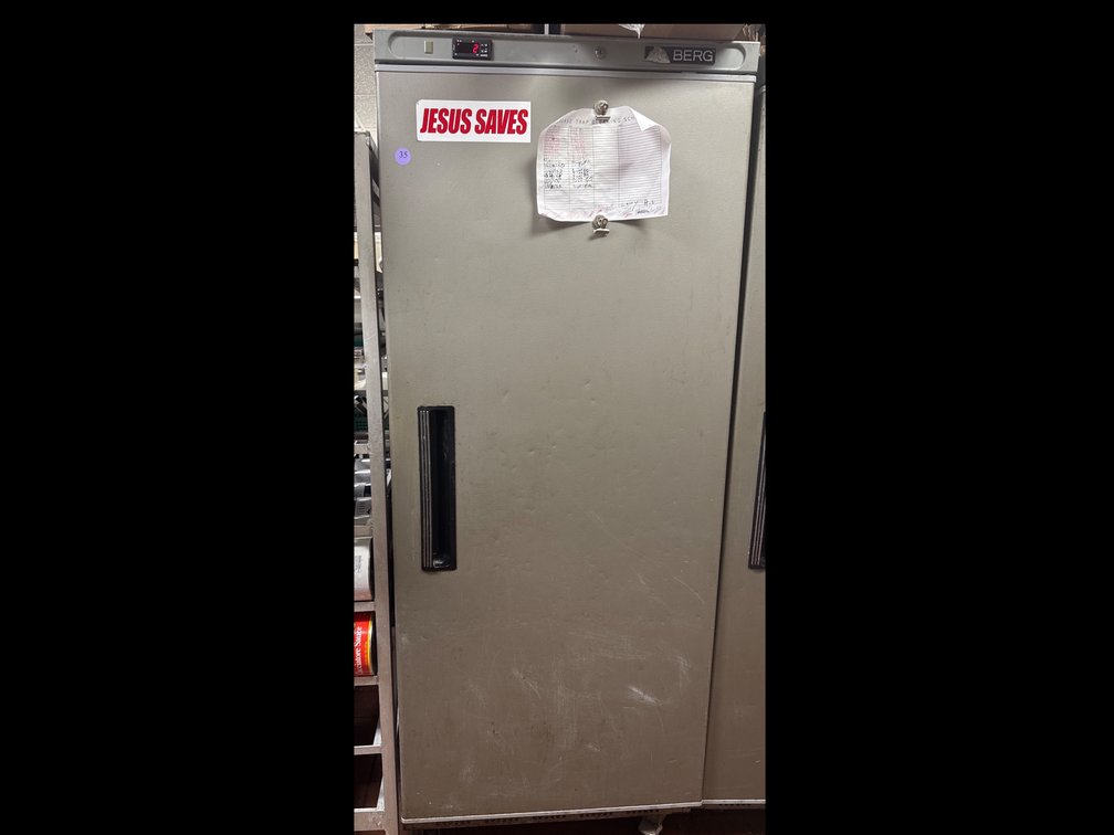Berg Single-Door Stainless Freezer
