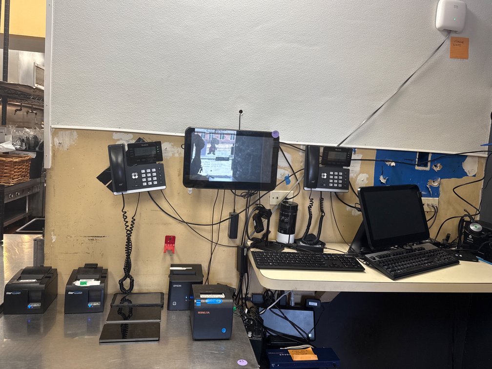 Computer/POS Equipment and 2 Telephones