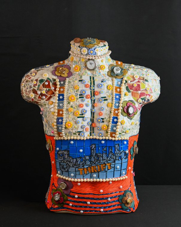 Mosaic Torso Art