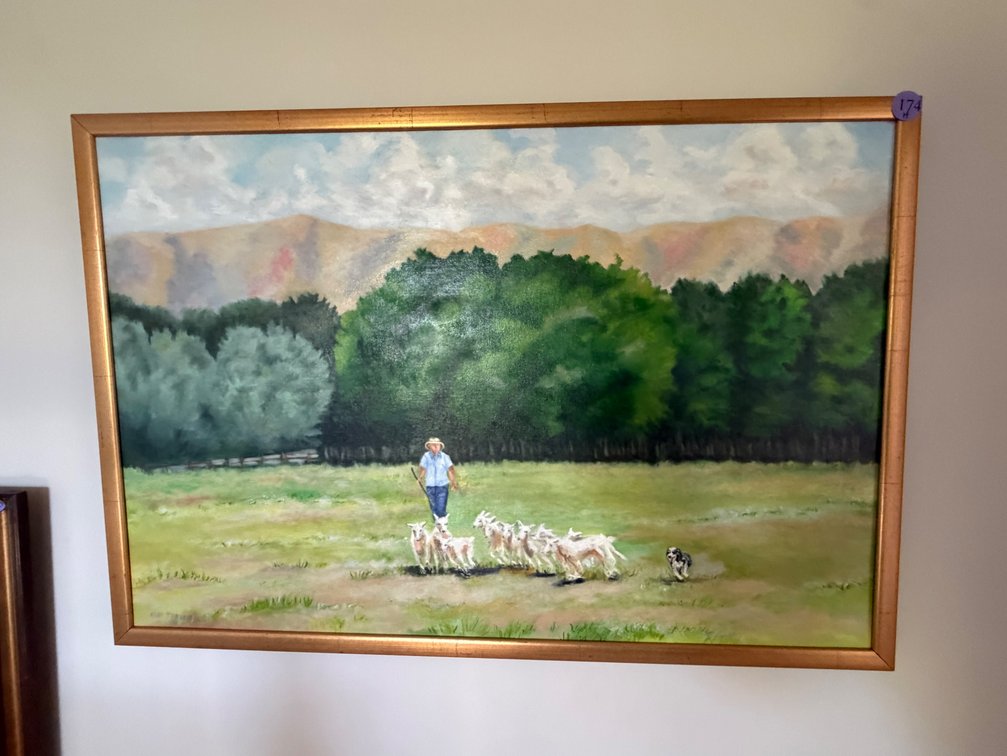 Acrylic handing painting