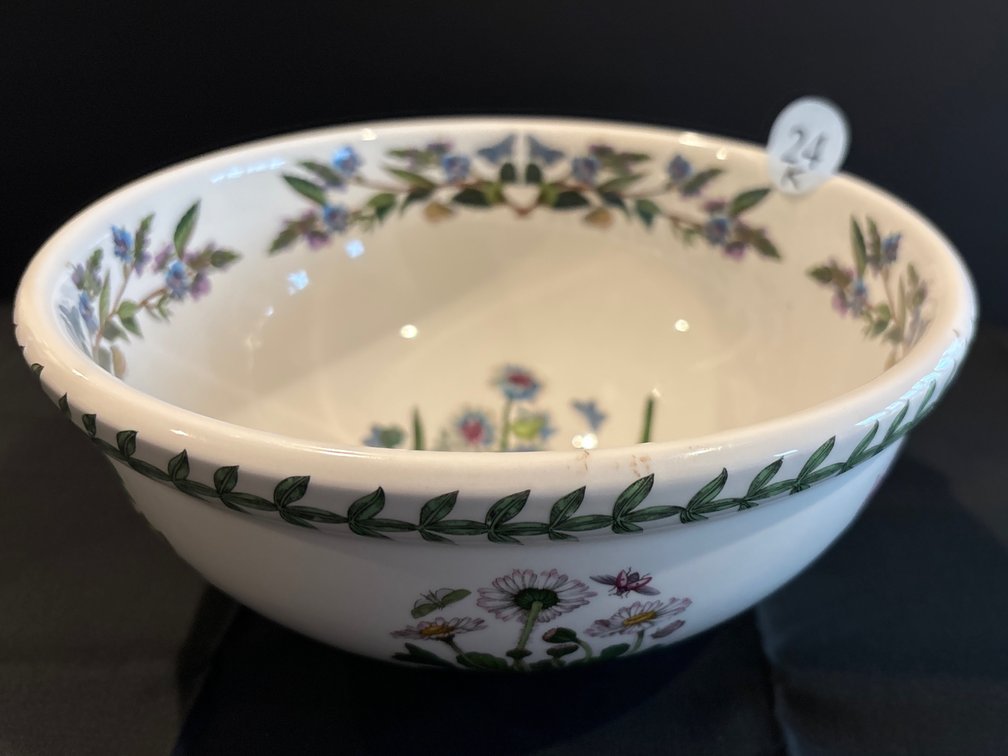 Portmeirion bowl: “The Botanic Garden”; 9” in diameter
