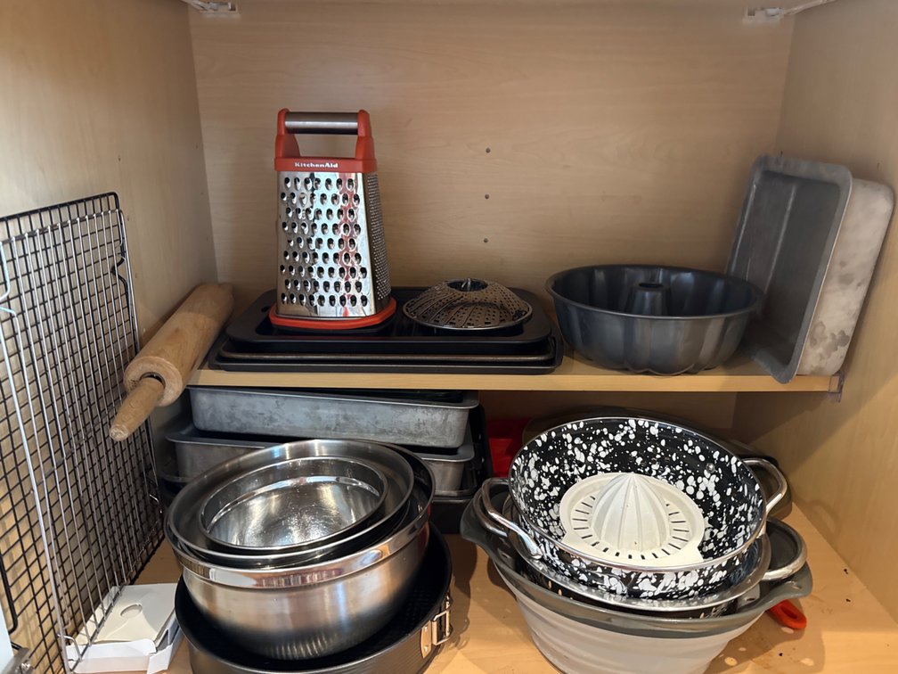 Assorted Bakeware and Plastic Food Storage