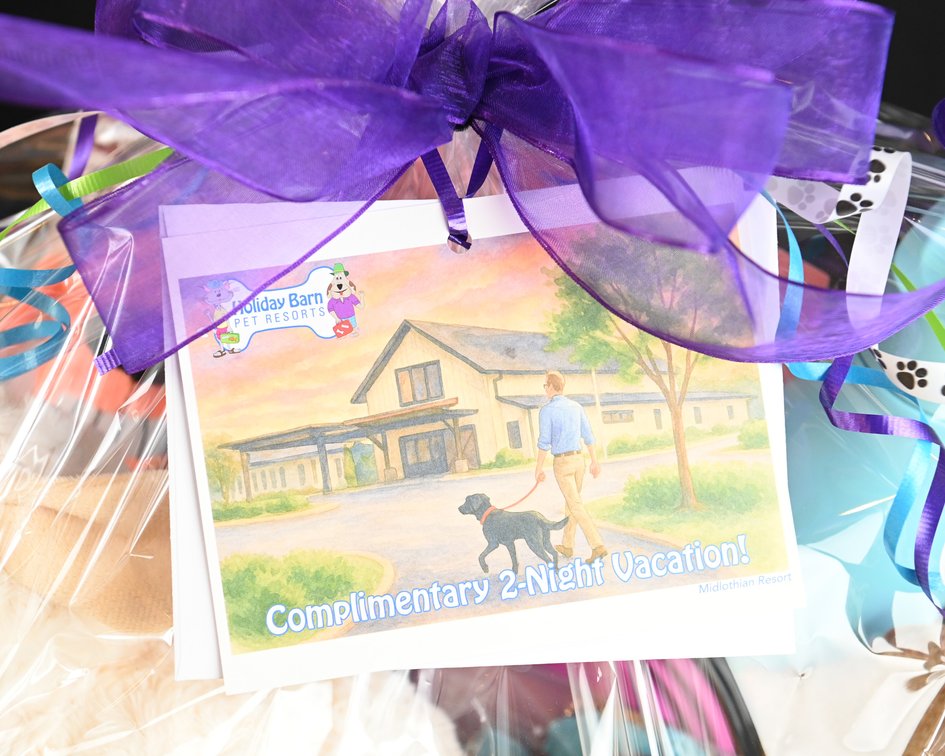 Holiday Barn Pet Resorts Gift Basket and Two Night Stay