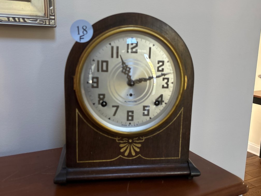 Antique mantle clock; fully restored in 2016