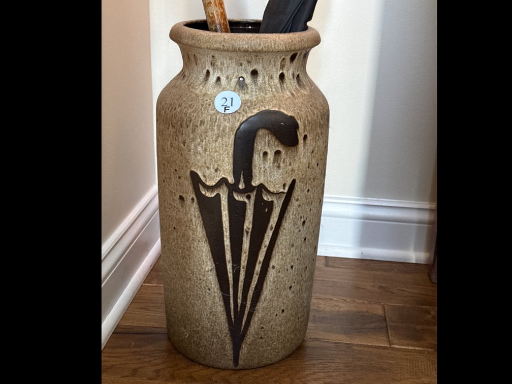 Umbrella Stand, 18”T