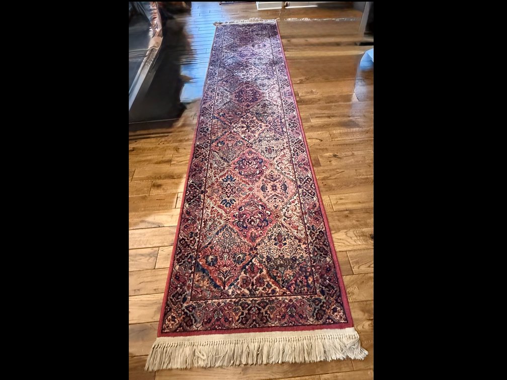 Karastan Kirkman Design Wool Runner, 12.5’ x 34”