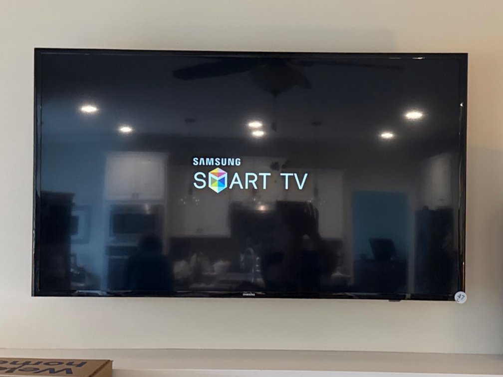Samsung Flatscreen TV, 47”, with remote, working