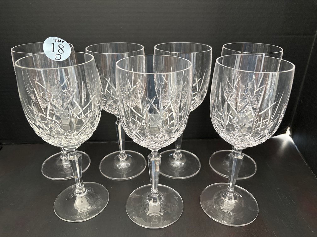 7 pcs of Waterford lead crystal stemware