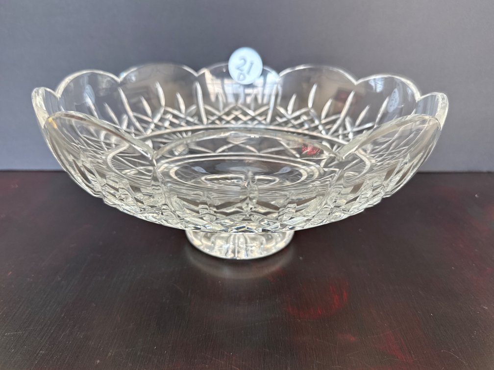 Waterford Lead Crystal Bowl, 10” diameter