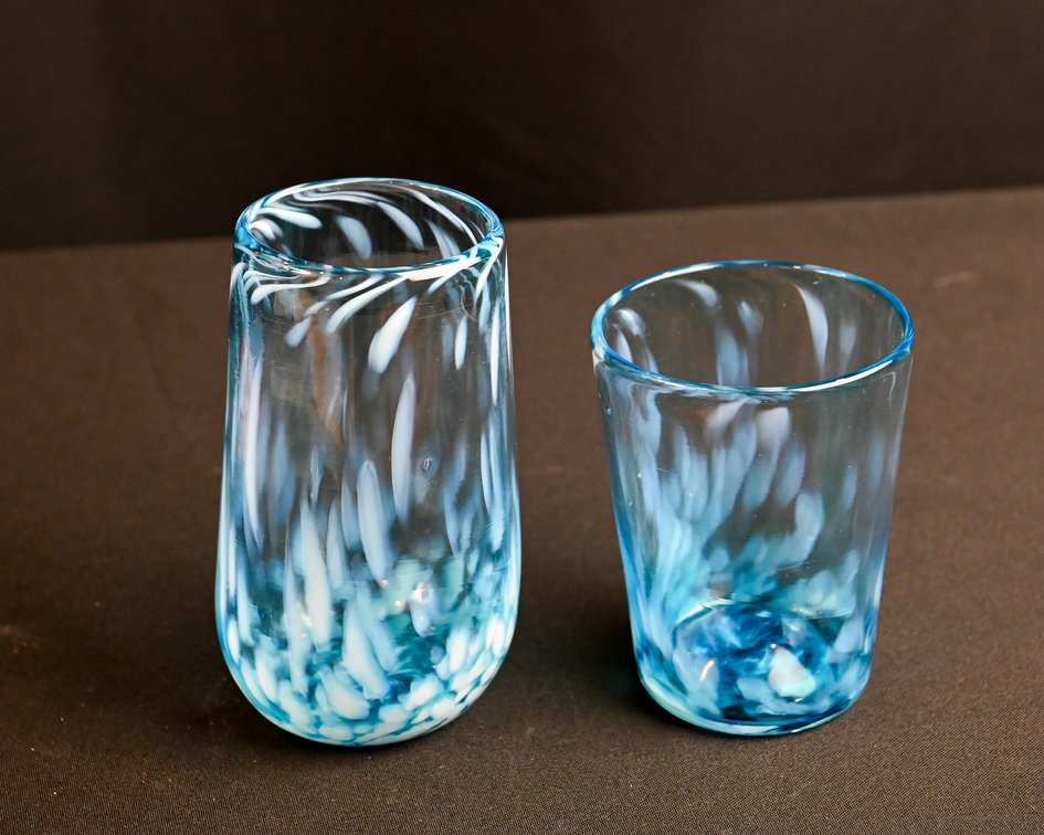 Six Glass Pieces by The Glass Spot