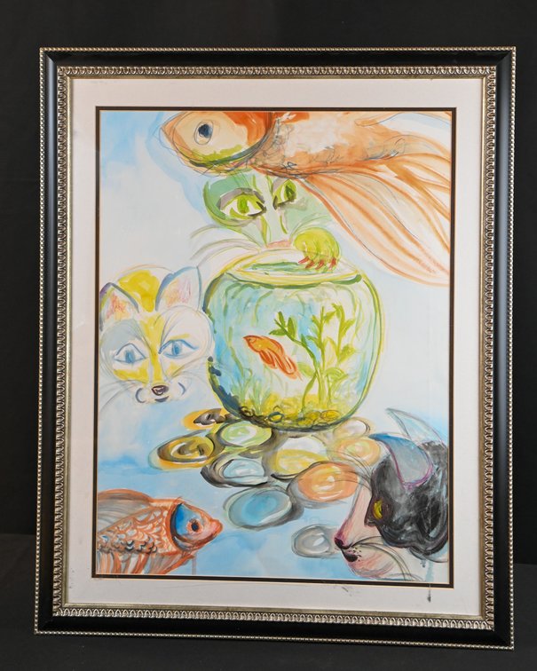 Koi Media Painting