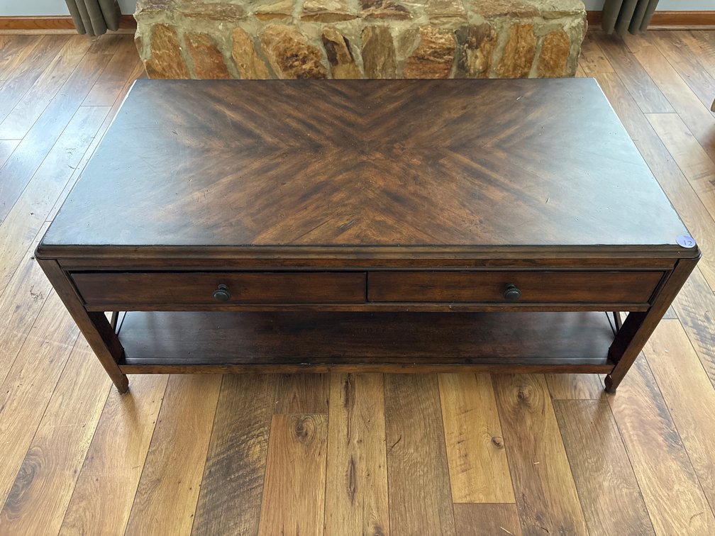 Dark Wood Coffee Table