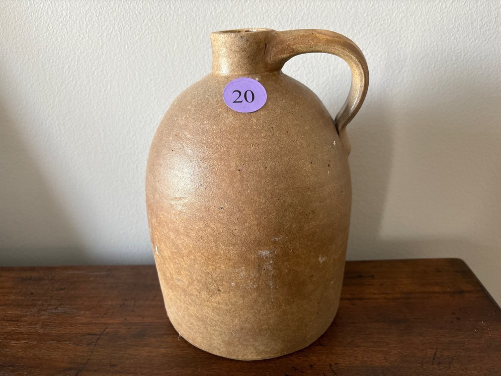 Primitive Salt Glazed Stone Ware 2 Gallon Jug