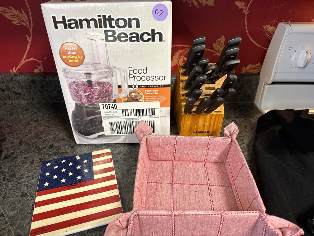 Hamilton Beach Food Processor NIB Farberware Knife Block and More 