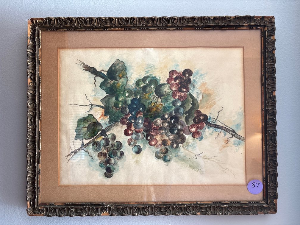 Antique Framed Watercolor Painting