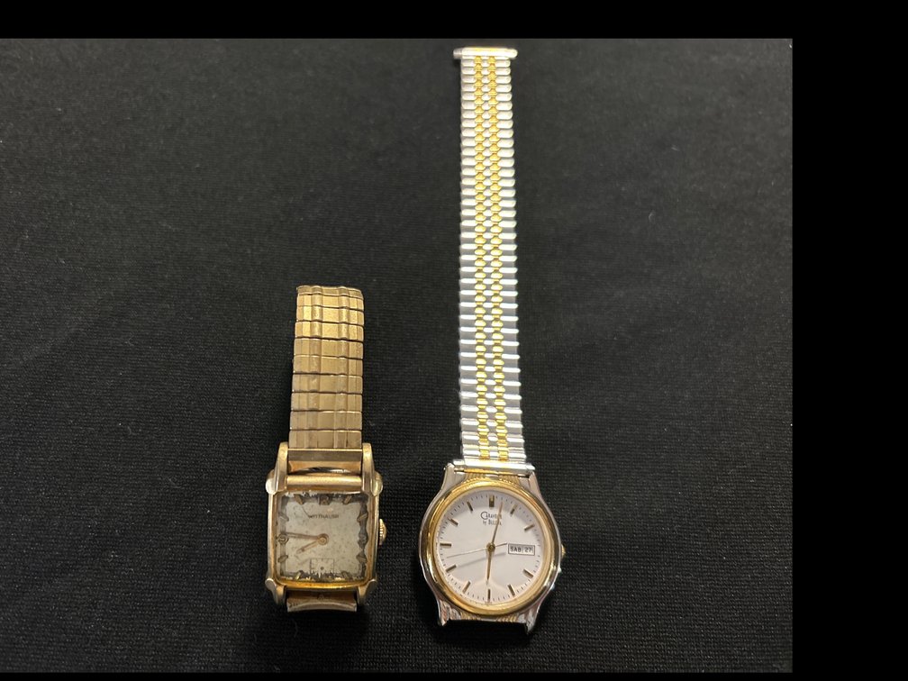 2 men’s watches: a vintage Wittnauer & a Caravelle by Bulova