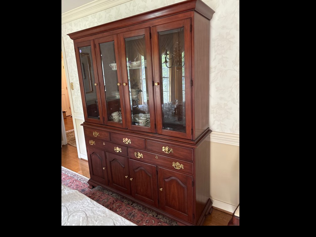 Henkel-Harris Wild Black Cherry china cabinet