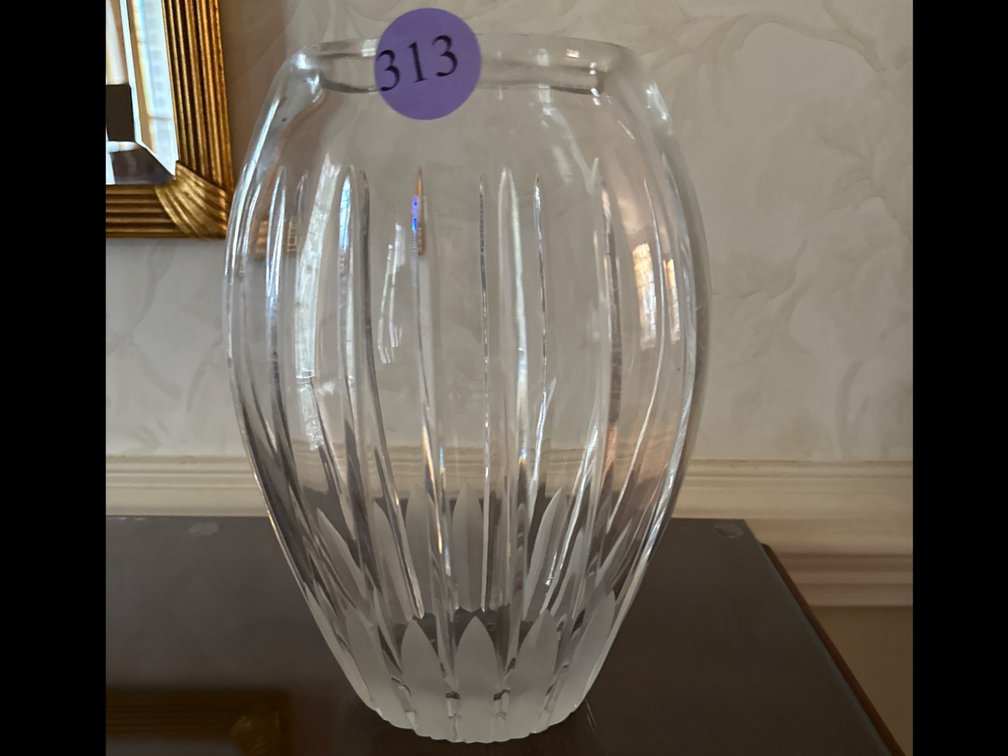 Royal Doulton Lead Crystal Vase 