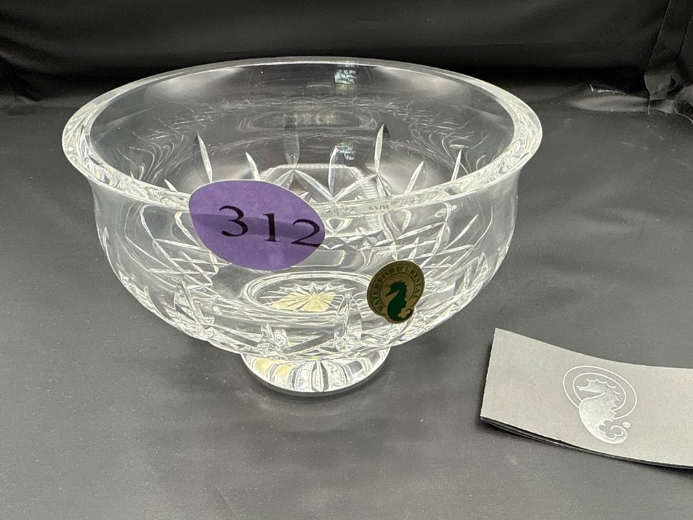 Waterford crystal bowl, Lismore; 6”
