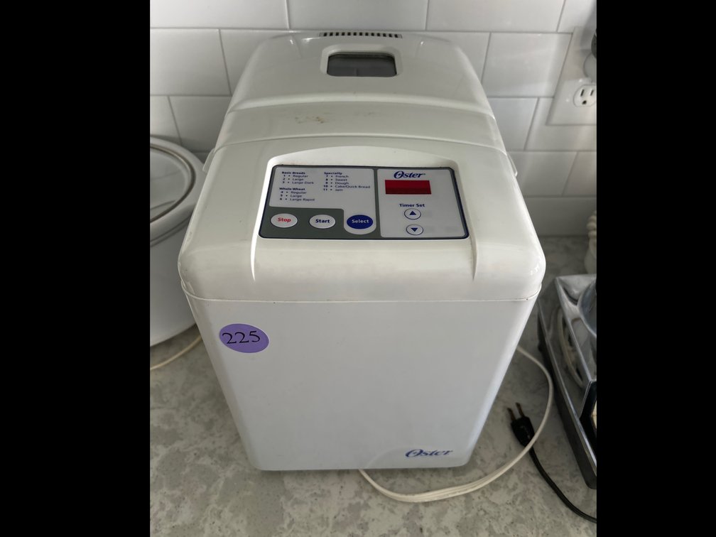 Oster bread maker