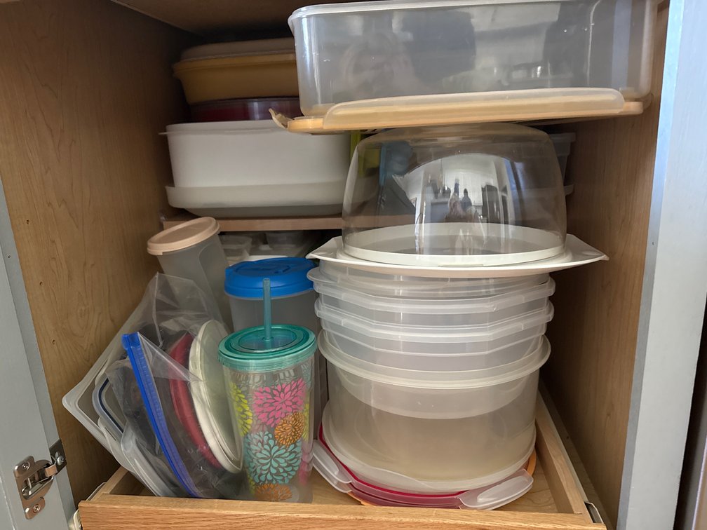 Contents of 2 Lower Kitchen Cabinets