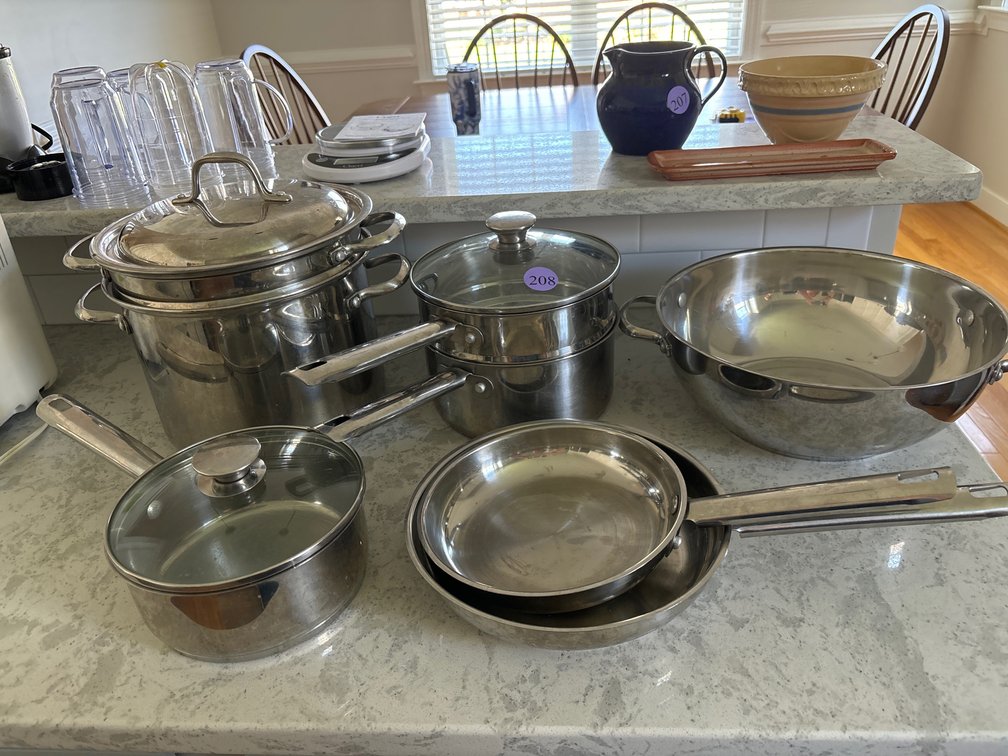 Wolfgang Puck stainless cookware