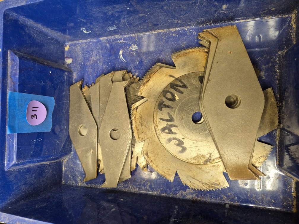 (3) 7-14" Dado saw blades