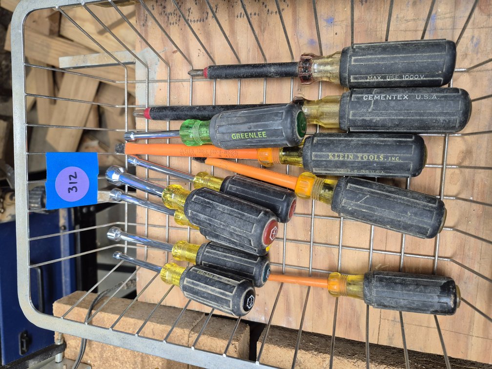 Kline high voltage screw drivers, Kline nut drivers