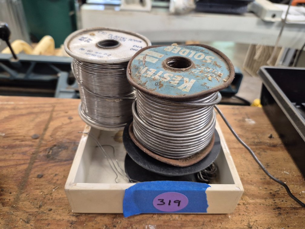 (3) spools of Solder